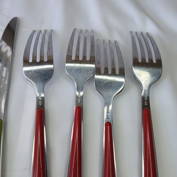 Fiestaware 14 Piece Merengue # 20 Flatware Stainless Silverware - Picture 4 of 6
